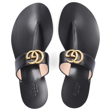 gucci women thongs|Designer Flip Flops for Women .